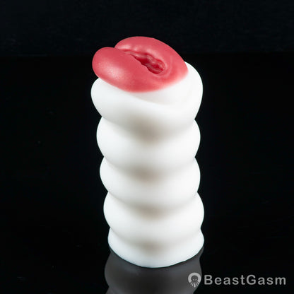 🐆 Snow Leopard Pocket Pussy | Detachable Fur Male Masturbator