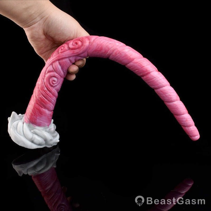 🐙 17 - Inch TYRONIUS Octopus Dildo – Premium Silicone Thin Tentacle Plug - BeastGasm