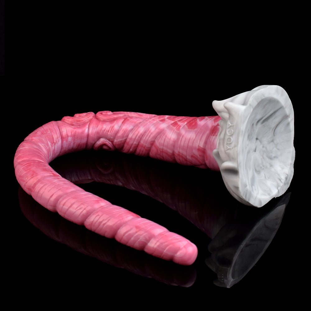 🐙 17 - Inch TYRONIUS Octopus Dildo – Premium Silicone Thin Tentacle Plug - BeastGasm