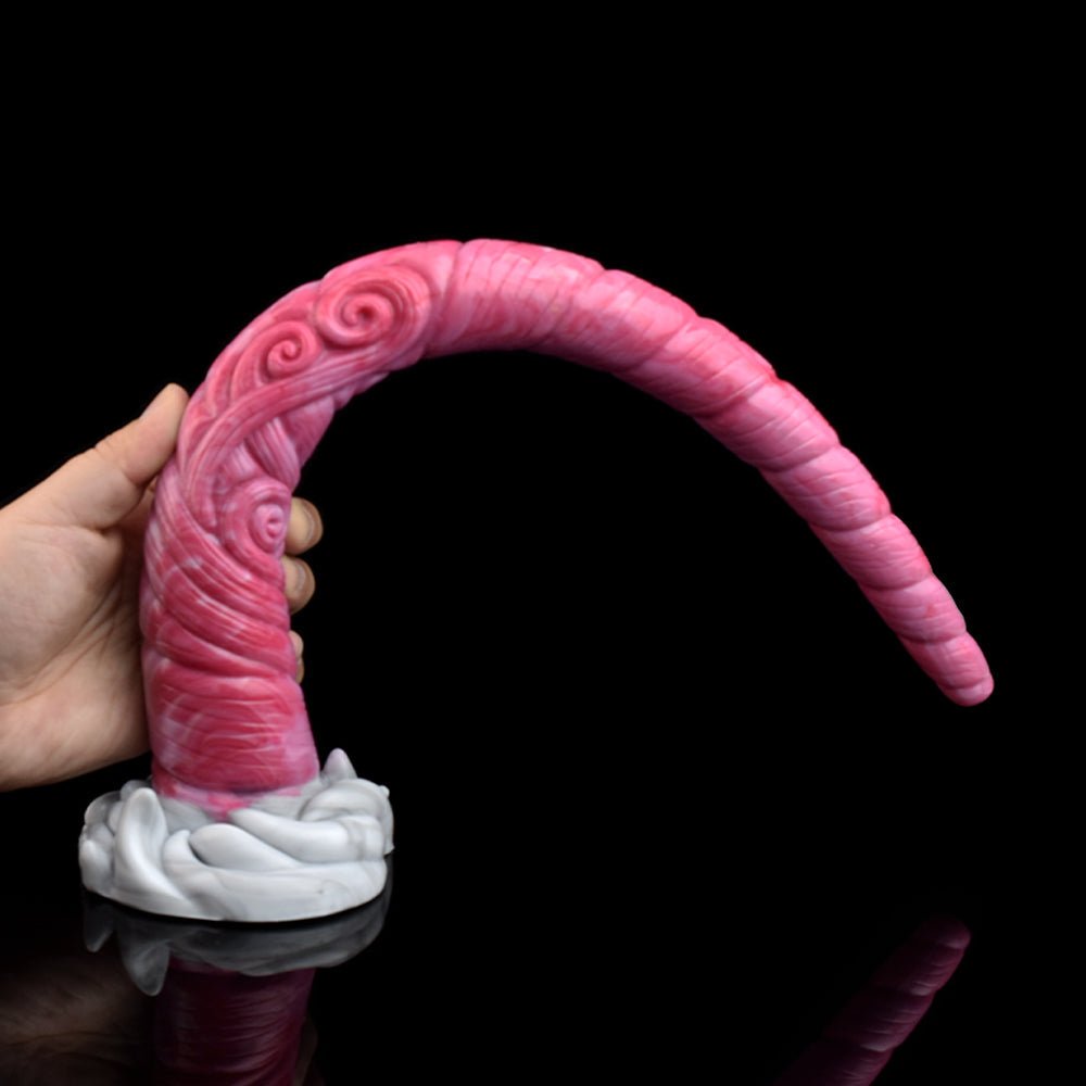 🐙 17 - Inch TYRONIUS Octopus Dildo – Premium Silicone Thin Tentacle Plug - BeastGasm