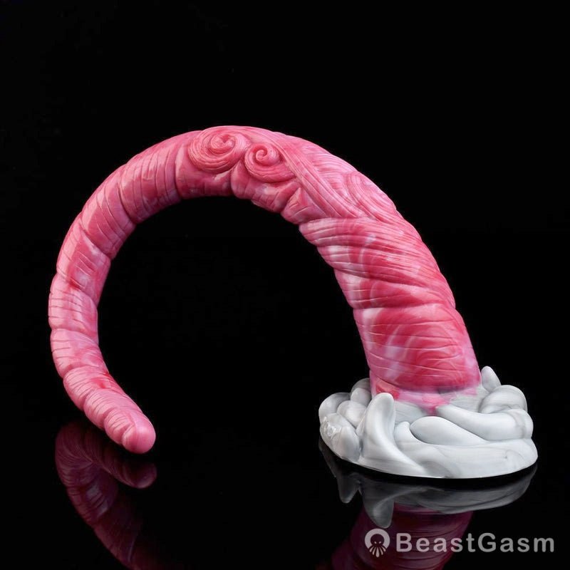 🐙 17 - Inch TYRONIUS Octopus Dildo – Premium Silicone Thin Tentacle Plug - BeastGasm