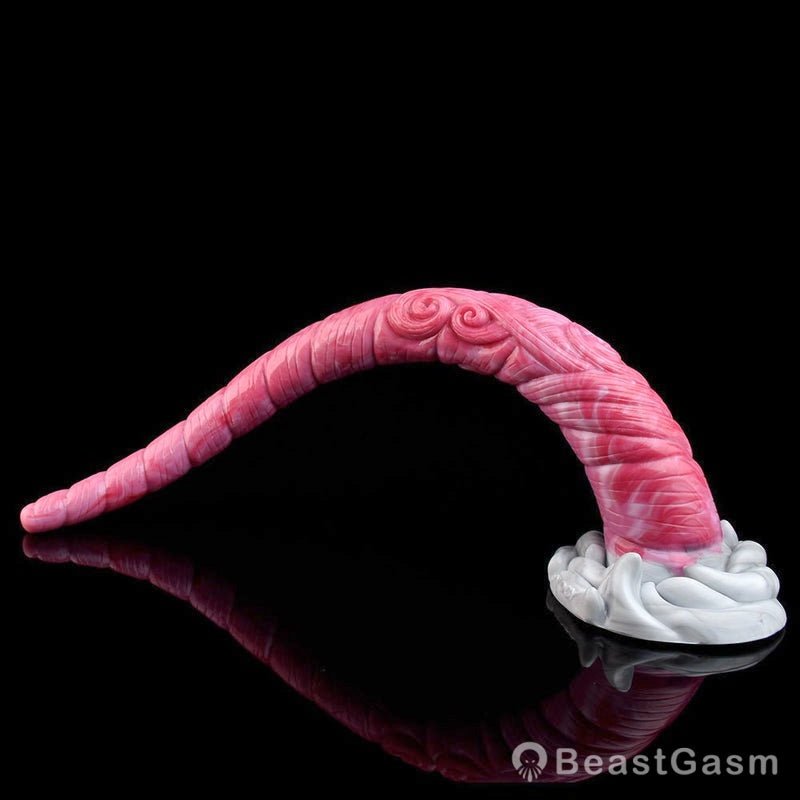🐙 17 - Inch TYRONIUS Octopus Dildo – Premium Silicone Thin Tentacle Plug - BeastGasm