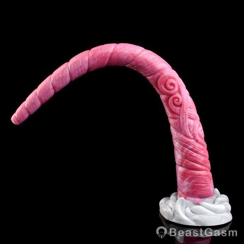 🐙 17 - Inch TYRONIUS Octopus Dildo – Premium Silicone Thin Tentacle Plug - BeastGasm