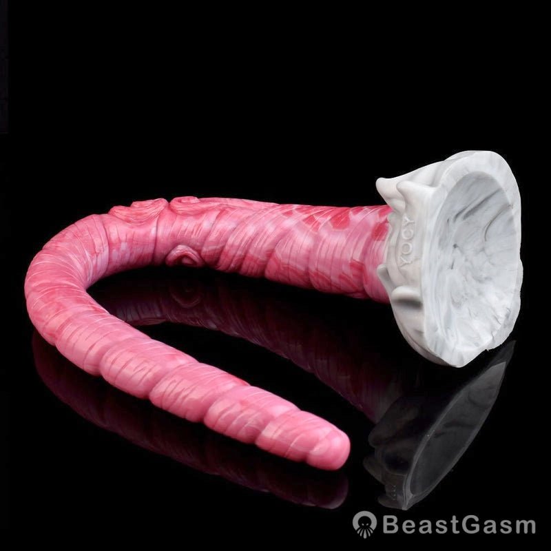 🐙 17 - Inch TYRONIUS Octopus Dildo – Premium Silicone Thin Tentacle Plug - BeastGasm