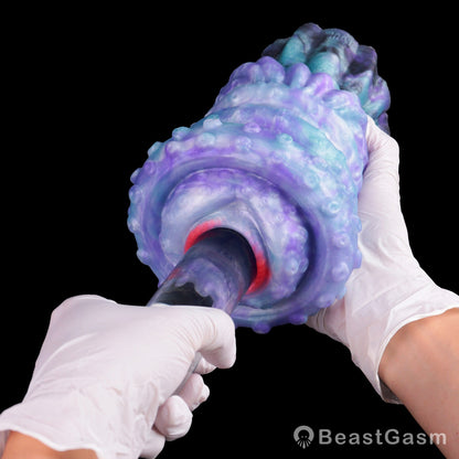 🐙 BeastGasm Abyss Halo Octopus Tentator Pocket Masturbator