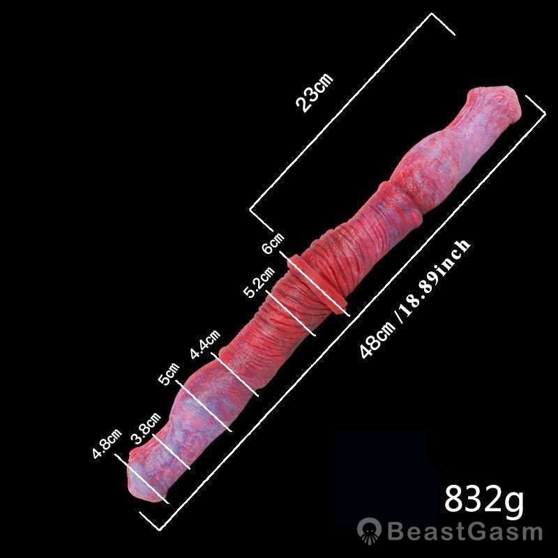 🐎 18.9” Huge Double - Ended Horse Dildo – Ultra - Realistic Ride - BeastGasm