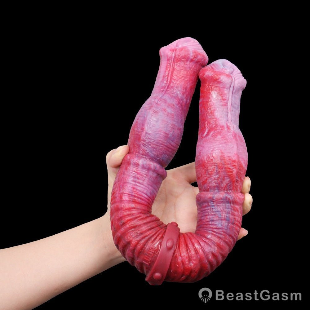 🐎 18.9” Huge Double - Ended Horse Dildo – Ultra - Realistic Ride - BeastGasm