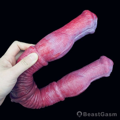 🐎 18.9” Huge Double - Ended Horse Dildo – Ultra - Realistic Ride - BeastGasm