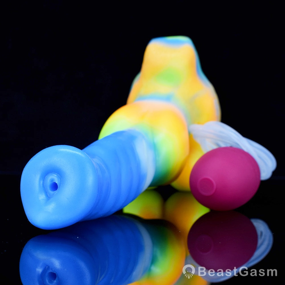 🐺 FENRIR Vibrating Wolf Dildo Glow Fantasy Toy