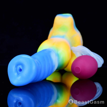 🐺 FENRIR Vibrating Wolf Dildo Glow Fantasy Toy