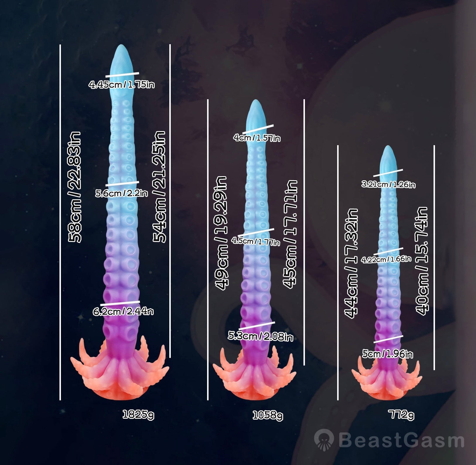 19” Tentacle Dildo – Deep, Flexible, and Wild! - BeastGasm