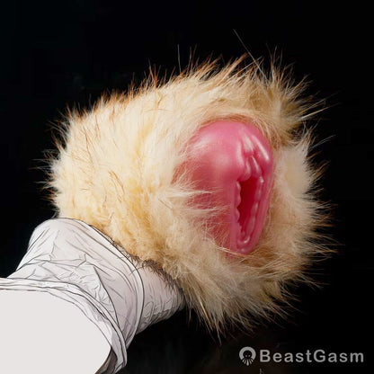 🦊 Fennec Fox Pocket Pussy | Removable Fur Male Masturbator