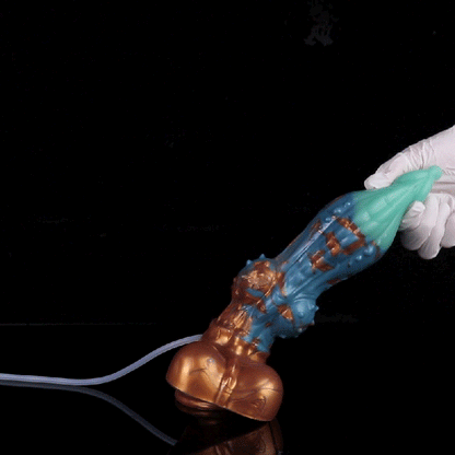 🐦‍🔥 Dragon Hound Squirting Dildo – Tri-Color Fantasy Toy