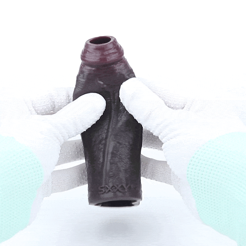 Open-End Penis Sleeve 🖤 Shadow Pulse – Sensory Control Silicone