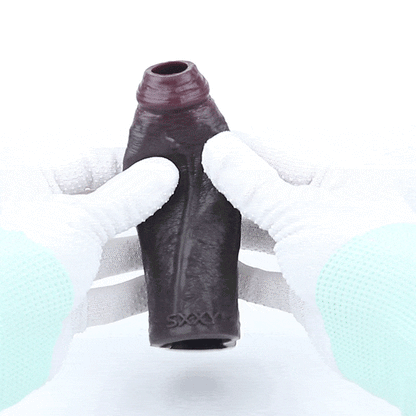 Open-End Penis Sleeve 🖤 Shadow Pulse – Sensory Control Silicone