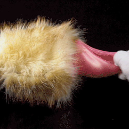 🦊 Fennec Fox Pocket Pussy | Removable Fur Male Masturbator