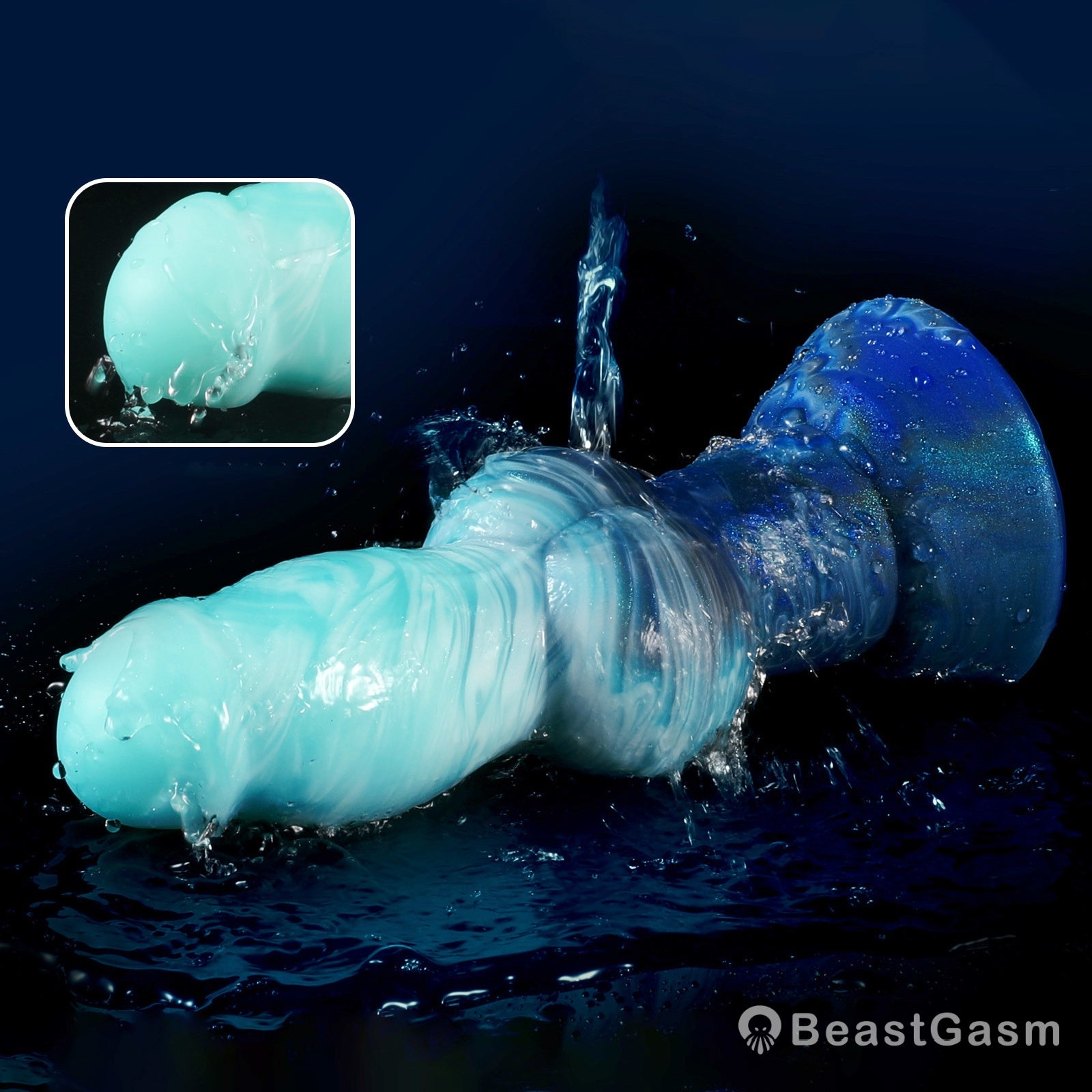 French Bulldog Fantasy Dildo – Gradient Waterproof Anal Plug - BeastGasm