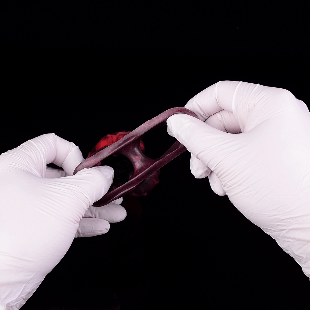 Blood-Red Fantasy Vibrating Cock Sleeve – Deep Pleasure