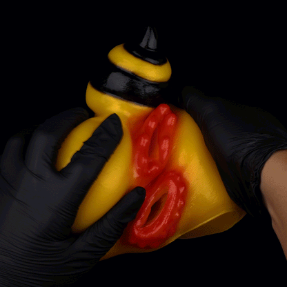 🐝 Queen Bee Fantasy Pocket Pussy | Dual-Channel Masturbator