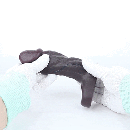 Obsidian Warden 🖤 Full Veil Sleeve – Power Grip Silicone Extender