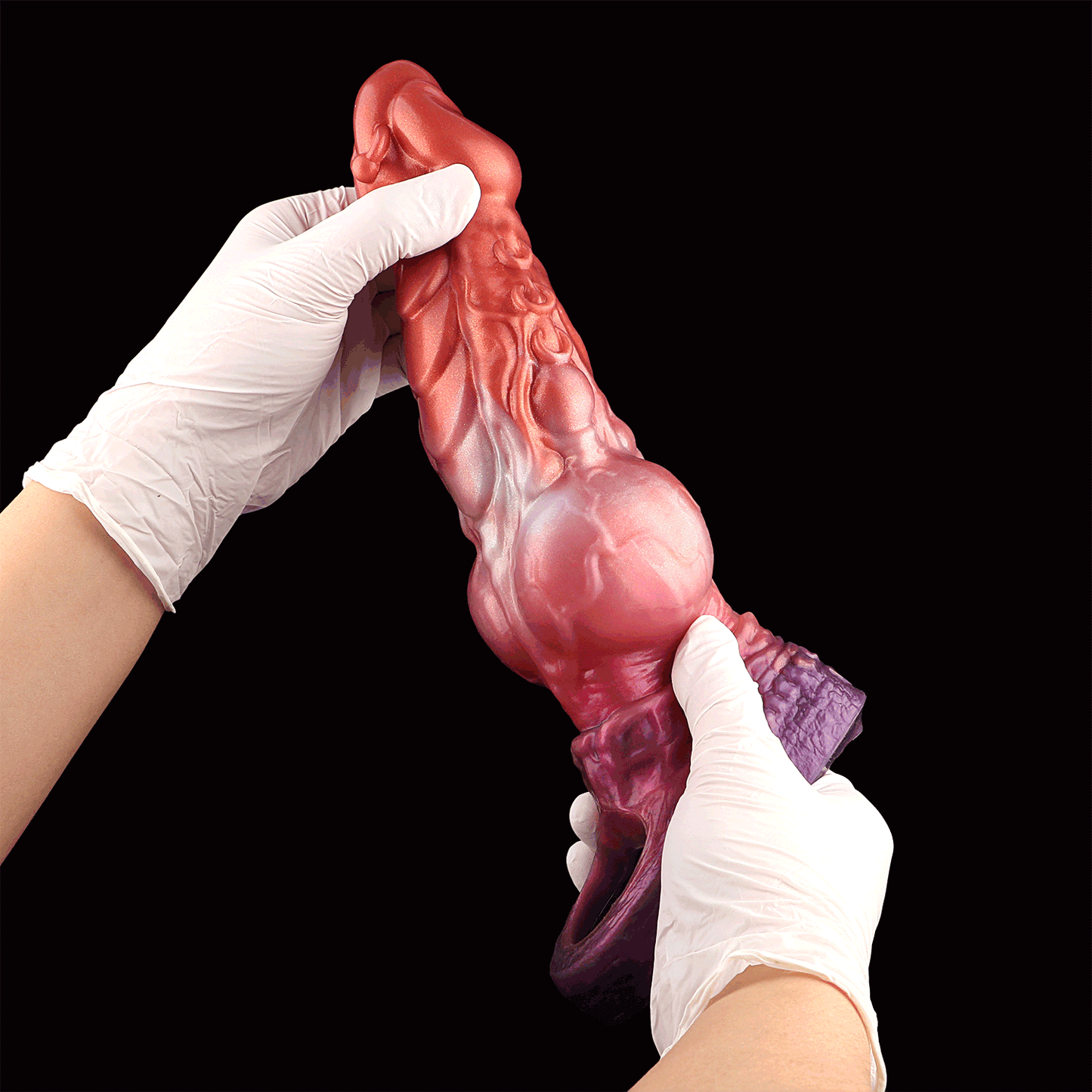 🐦‍🔥 Dragon Scale Fantasy Cock Sleeve – Platinum Silicone Dragon Sleeve