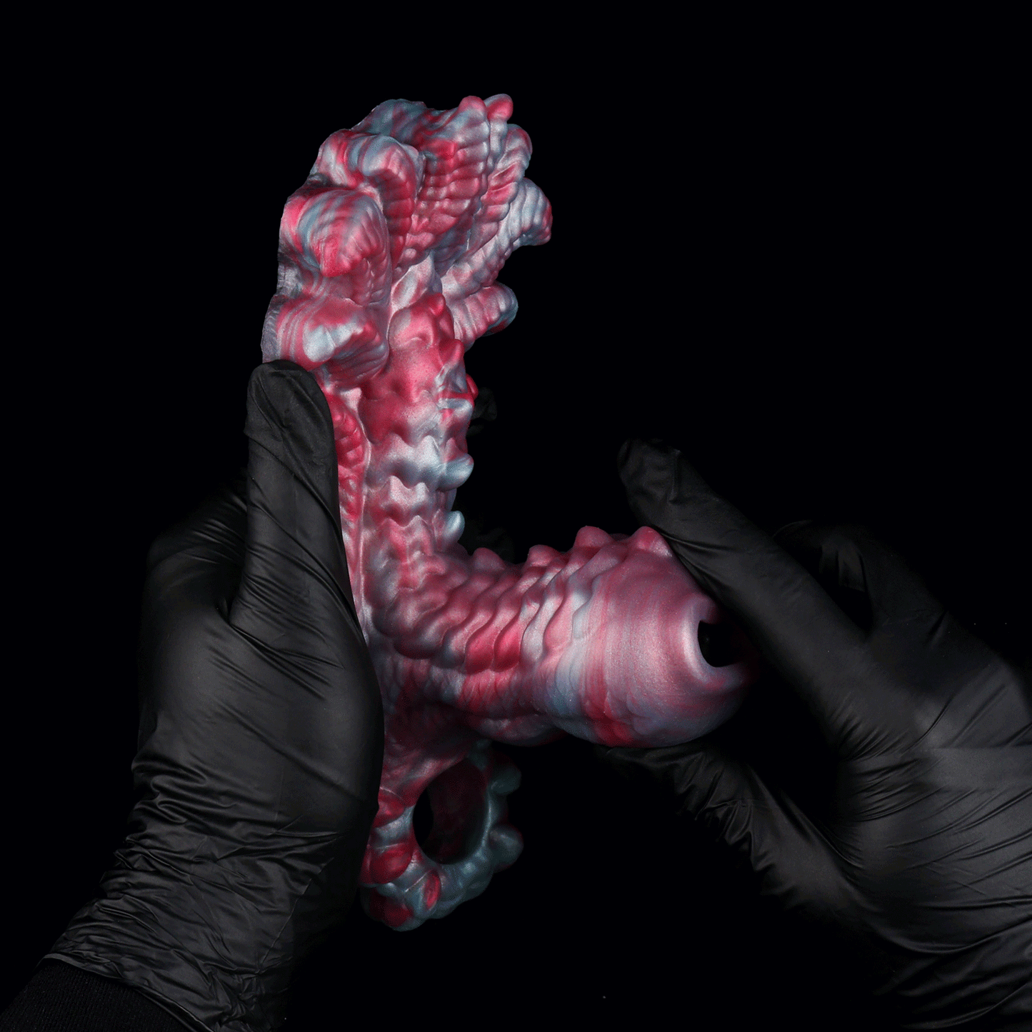 👾 Voidforge Alien Cock Sleeve & Grinder | Platinum Silicone