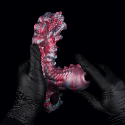 👾 Voidforge Alien Cock Sleeve & Grinder | Platinum Silicone