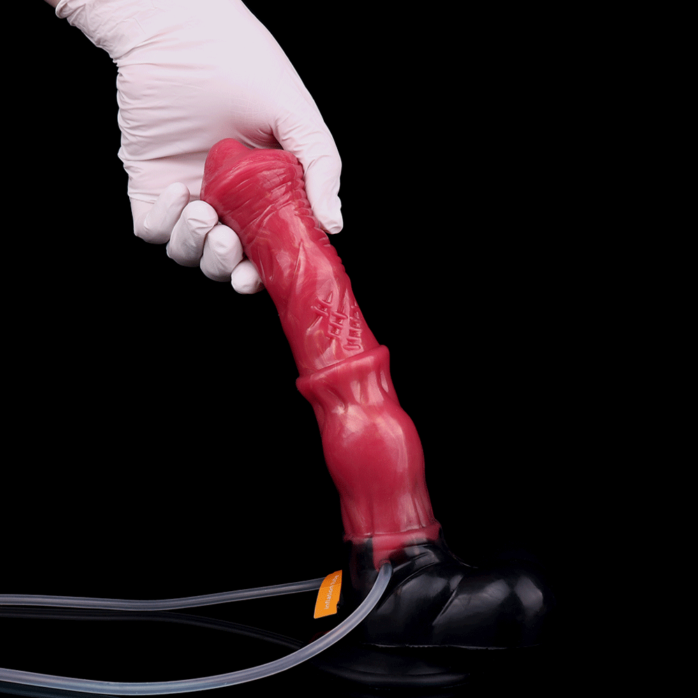Tikbalang Inflatable Horse Dildo: Scarred Squirting Power 🐎