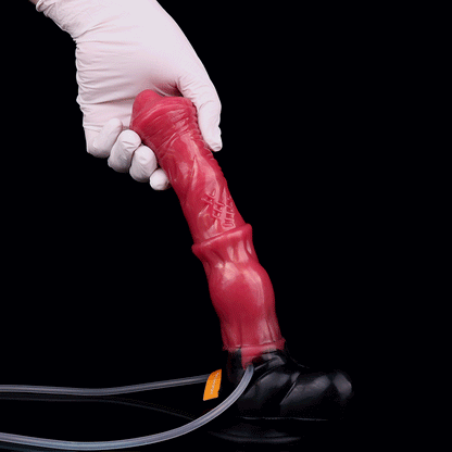 Tikbalang Inflatable Horse Dildo: Scarred Squirting Power 🐎
