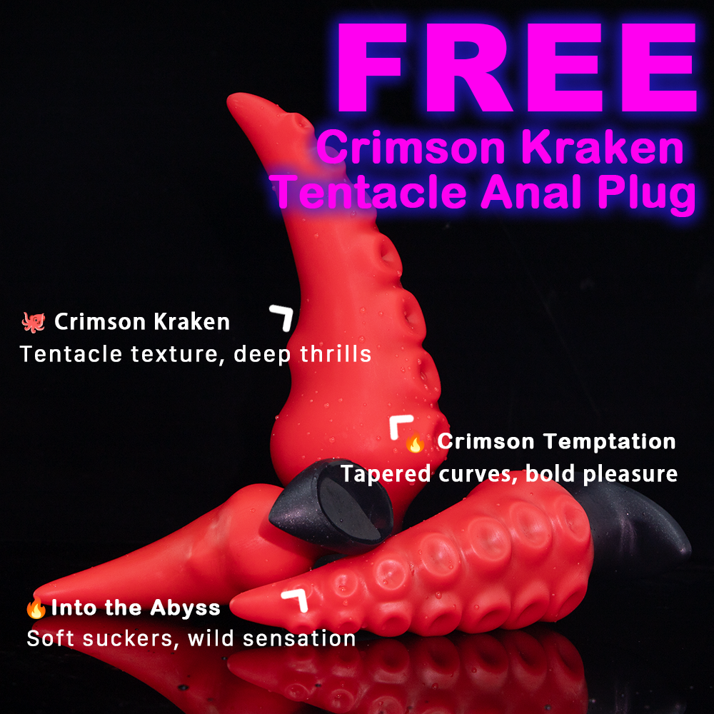 🐙 FREE Crimson Kraken Tentacle Anal Plug | Kraken Pleasure