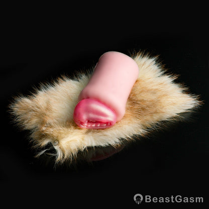 🦊 Fennec Fox Pocket Pussy | Removable Fur Male Masturbator