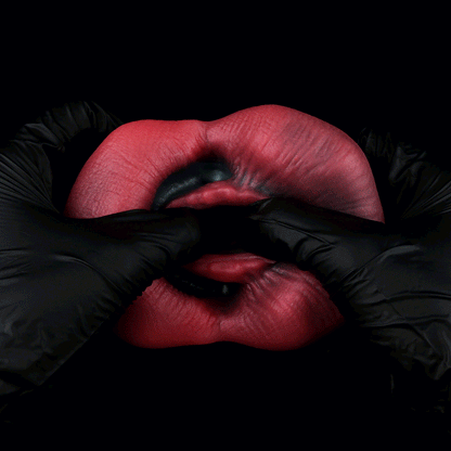 💋 Dark Banshee's Kiss: Realistic Lips Suction Stroker