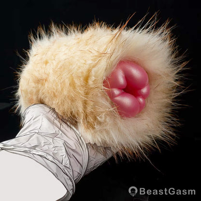 🐰 Lop Rabbit Furry Pocket Pussy | Snap-Off Plush Male Masturbator