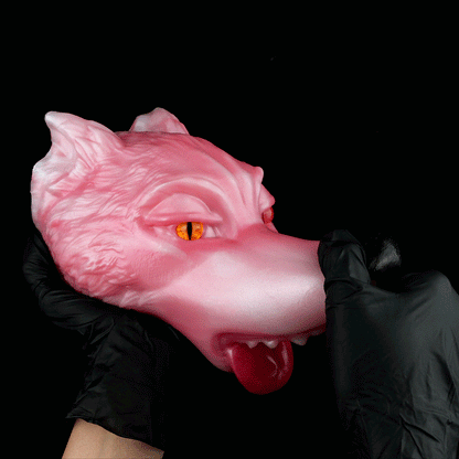 🦊 Spirit Fox Luna: Concealed Fantasy Wolf Head Stroker