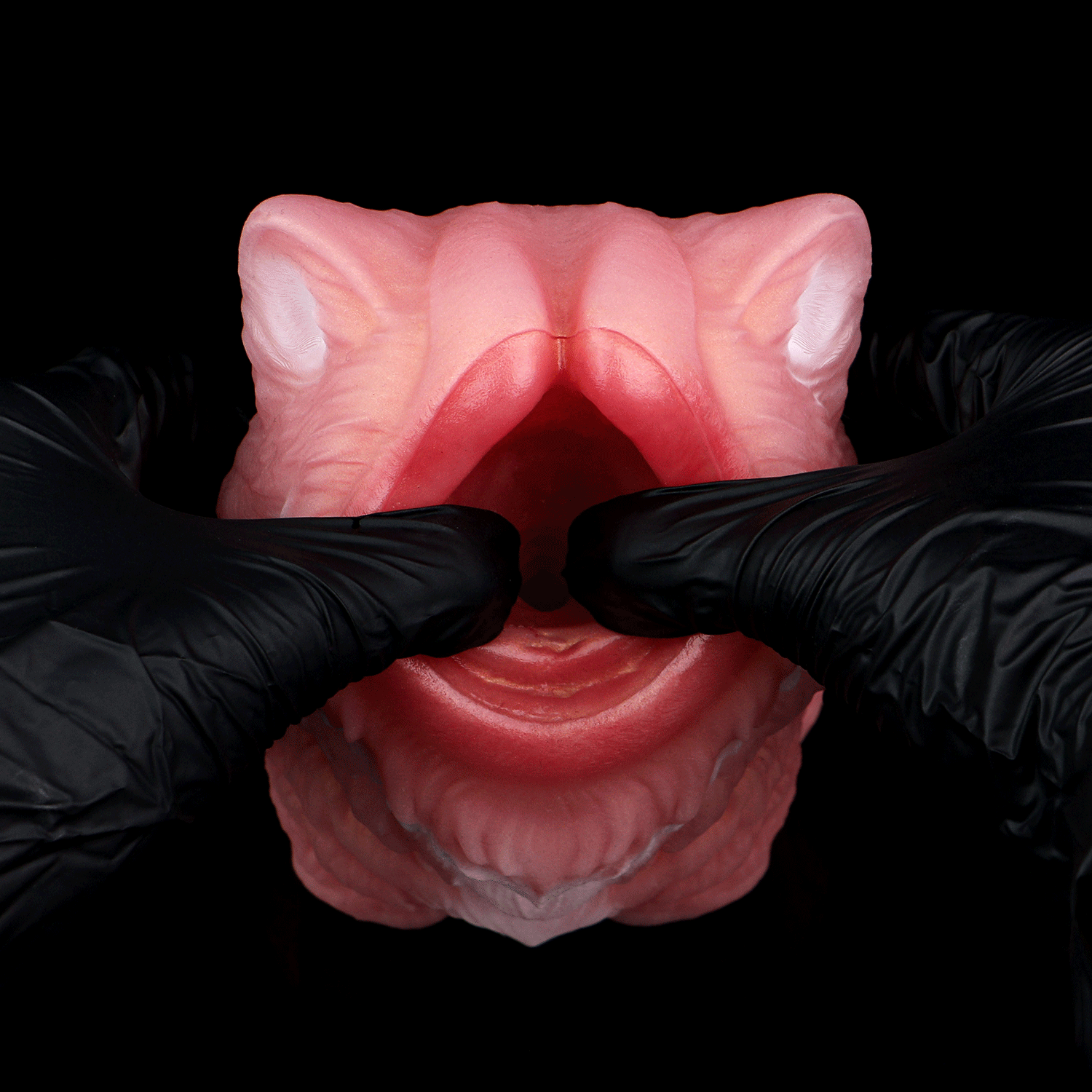 🐺 Midnight Wolf Silicone Masturbator – Primal Grip Texture