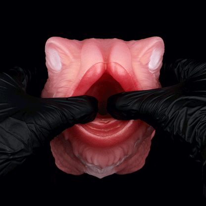 🐺 Midnight Wolf Silicone Masturbator – Primal Grip Texture