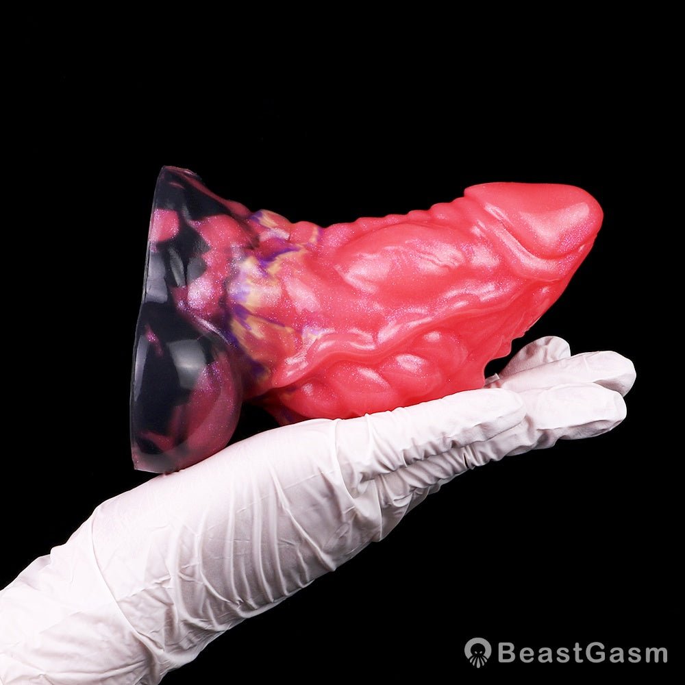 Tentacle Dildo Butt Plug – Blood-Red Alien Fantasy Anal Toy - BeastGasm