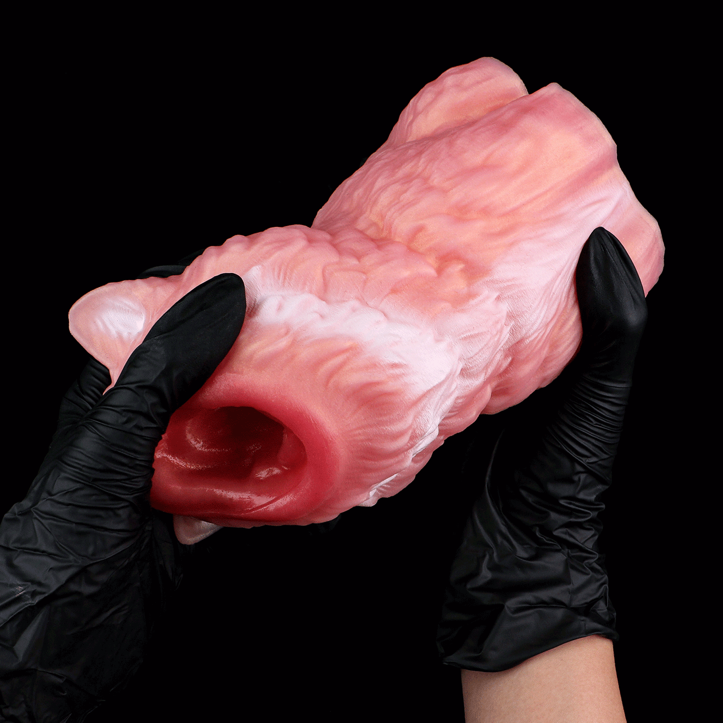🐺 Midnight Wolf Silicone Masturbator – Primal Grip Texture