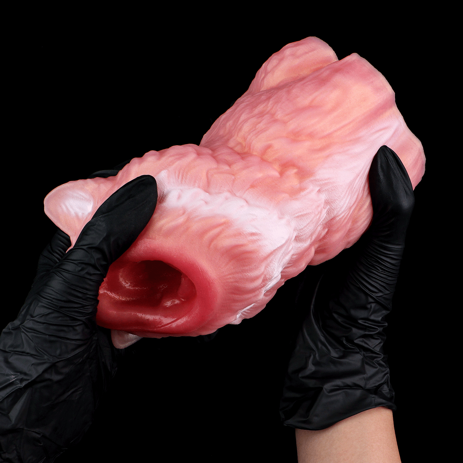 🐺 Midnight Wolf Silicone Masturbator – Primal Grip Texture