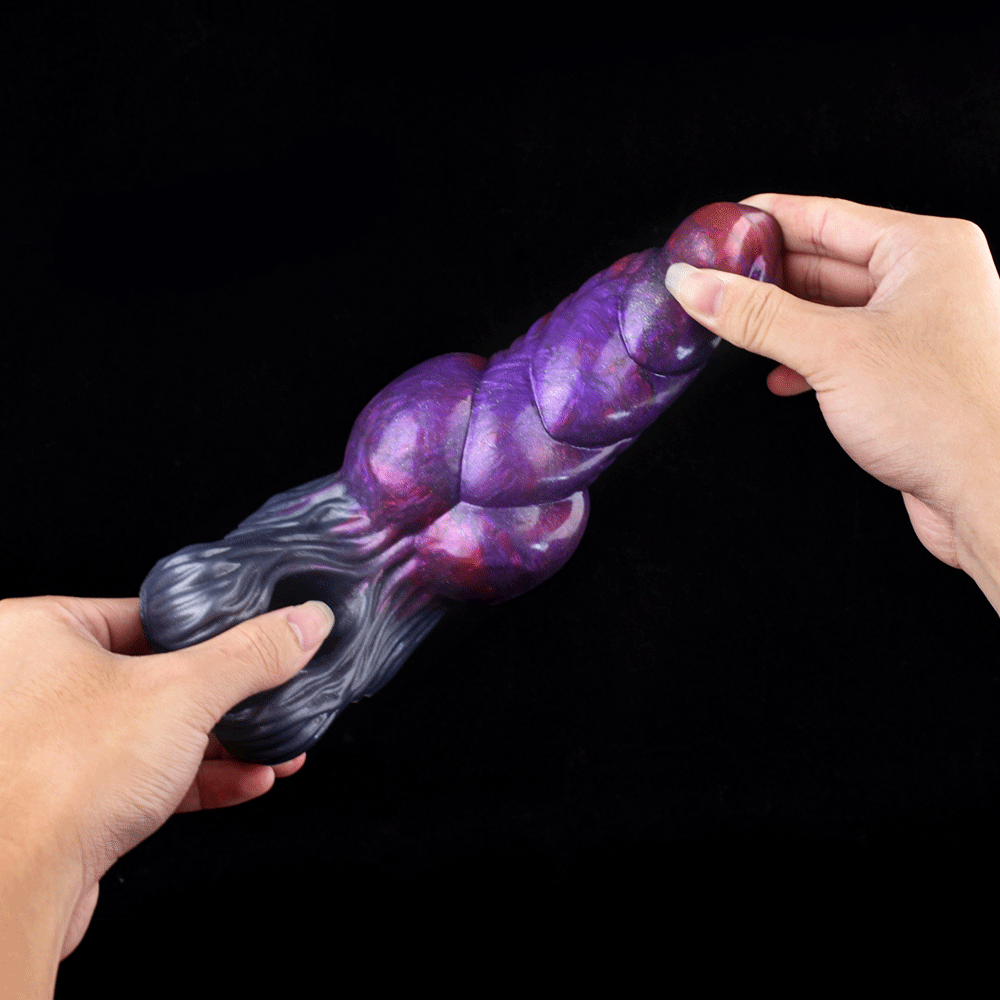 😈 Rhaebus Penis Extender Sleeve – Huge Knot Fantasy Sheath
