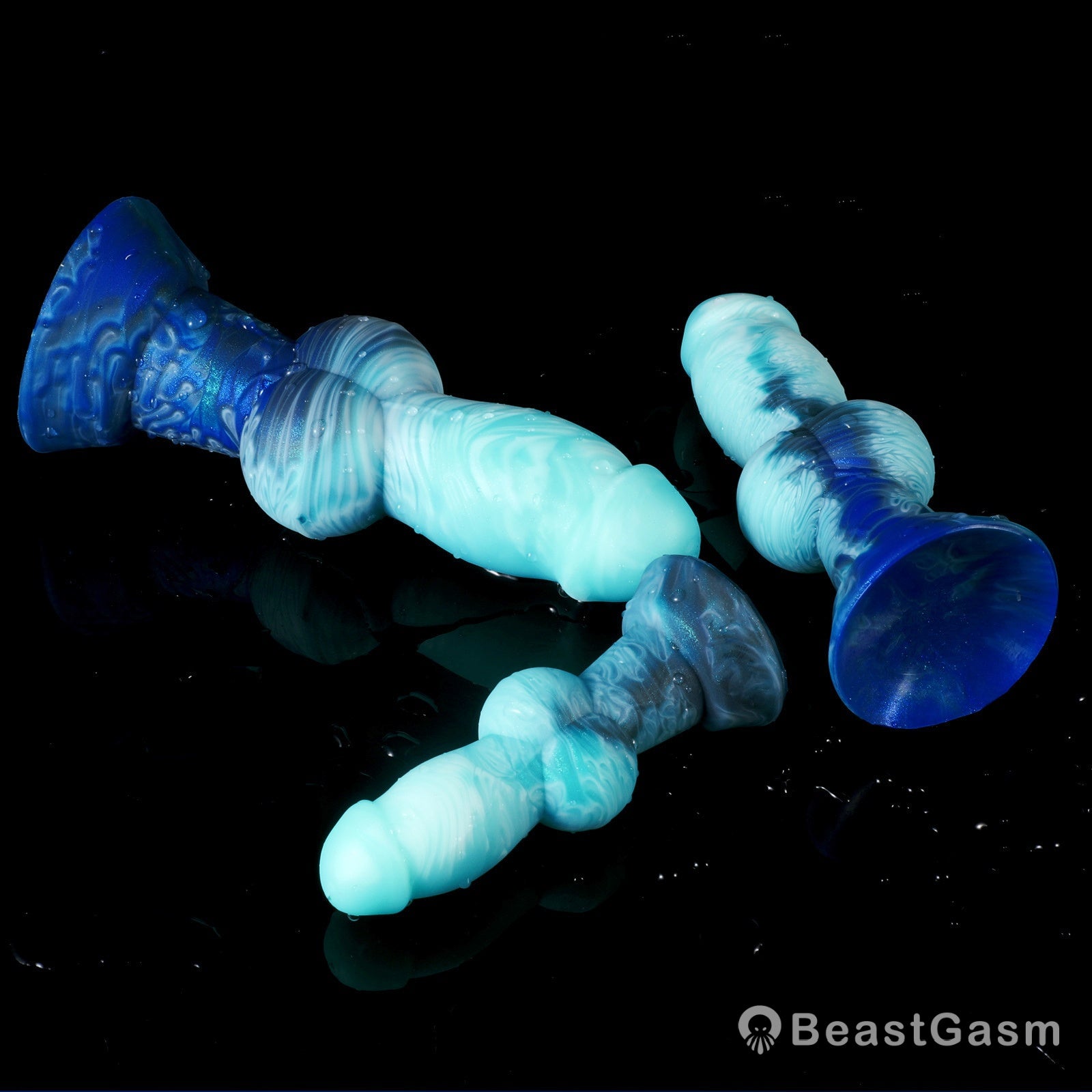 French Bulldog Fantasy Dildo – Gradient Waterproof Anal Plug - BeastGasm