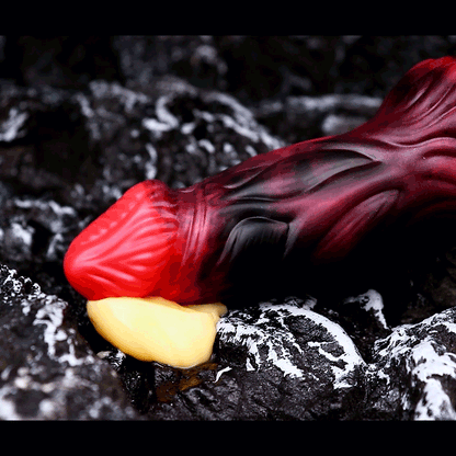 Kert Dragon Cock Sleeve – Bold Red & Black Fantasy Toy