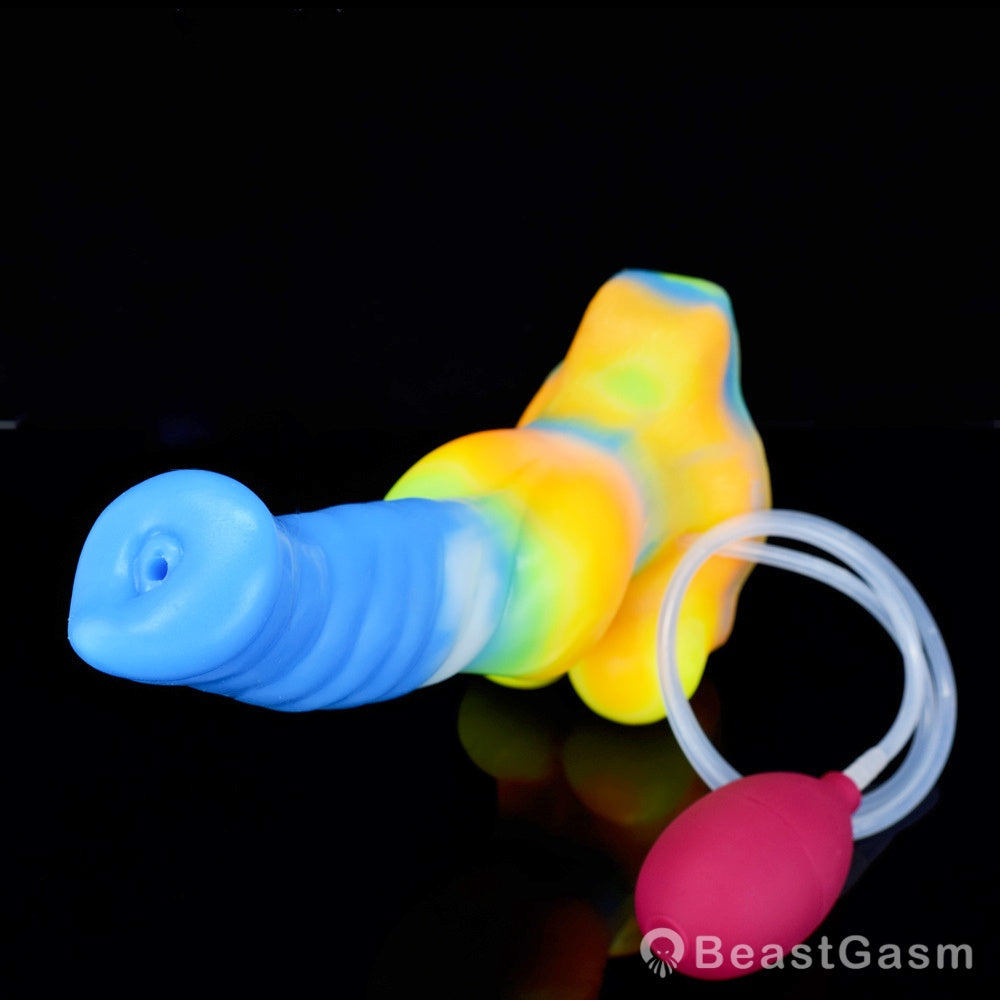 🐺 FENRIR Vibrating Wolf Dildo Glow Fantasy Toy