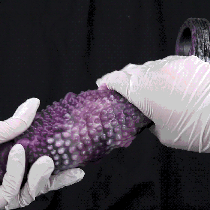 👾 Shadow Leviathan Liquid Silicone Fantasy Penis Sleeve