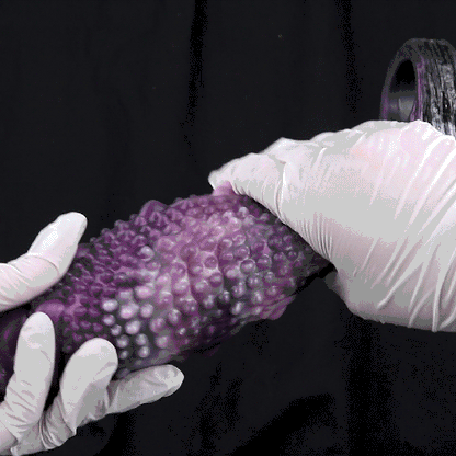 👾 Shadow Leviathan Liquid Silicone Fantasy Penis Sleeve