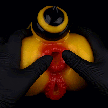 🐝 Queen Bee Fantasy Pocket Pussy | Dual-Channel Masturbator