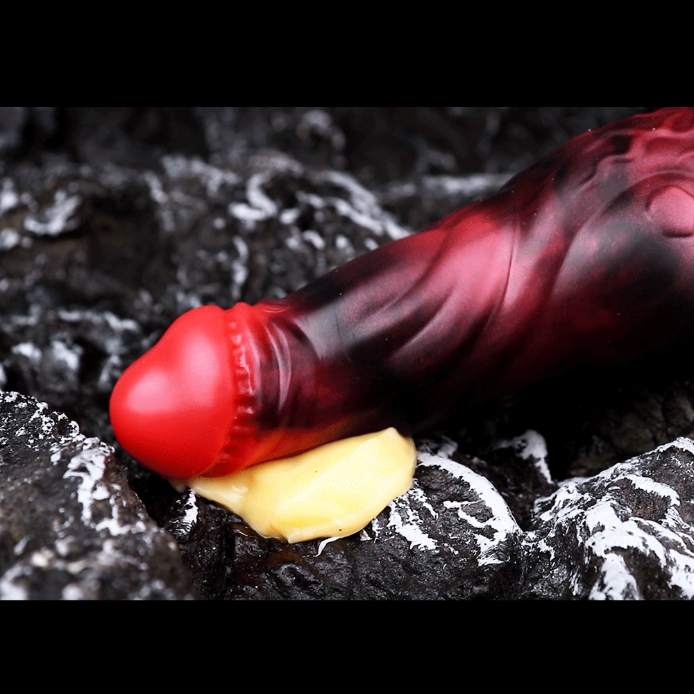 Herman Blood-Red Penis Extender – Scaled & Vibrating