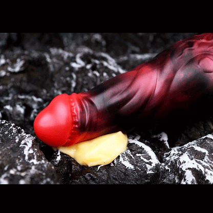 Herman Blood-Red Penis Extender – Scaled & Vibrating