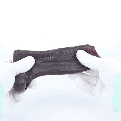 Open-End Penis Sleeve 🖤 Shadow Pulse – Sensory Control Silicone