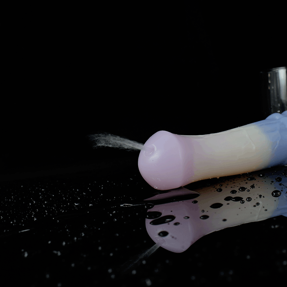 🐴 ديلدو حصان ضخم 11 بوصة - لعبة خيالية واقعية مع أنبوب للقذف